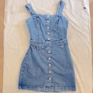 Denim dress from garage xs
